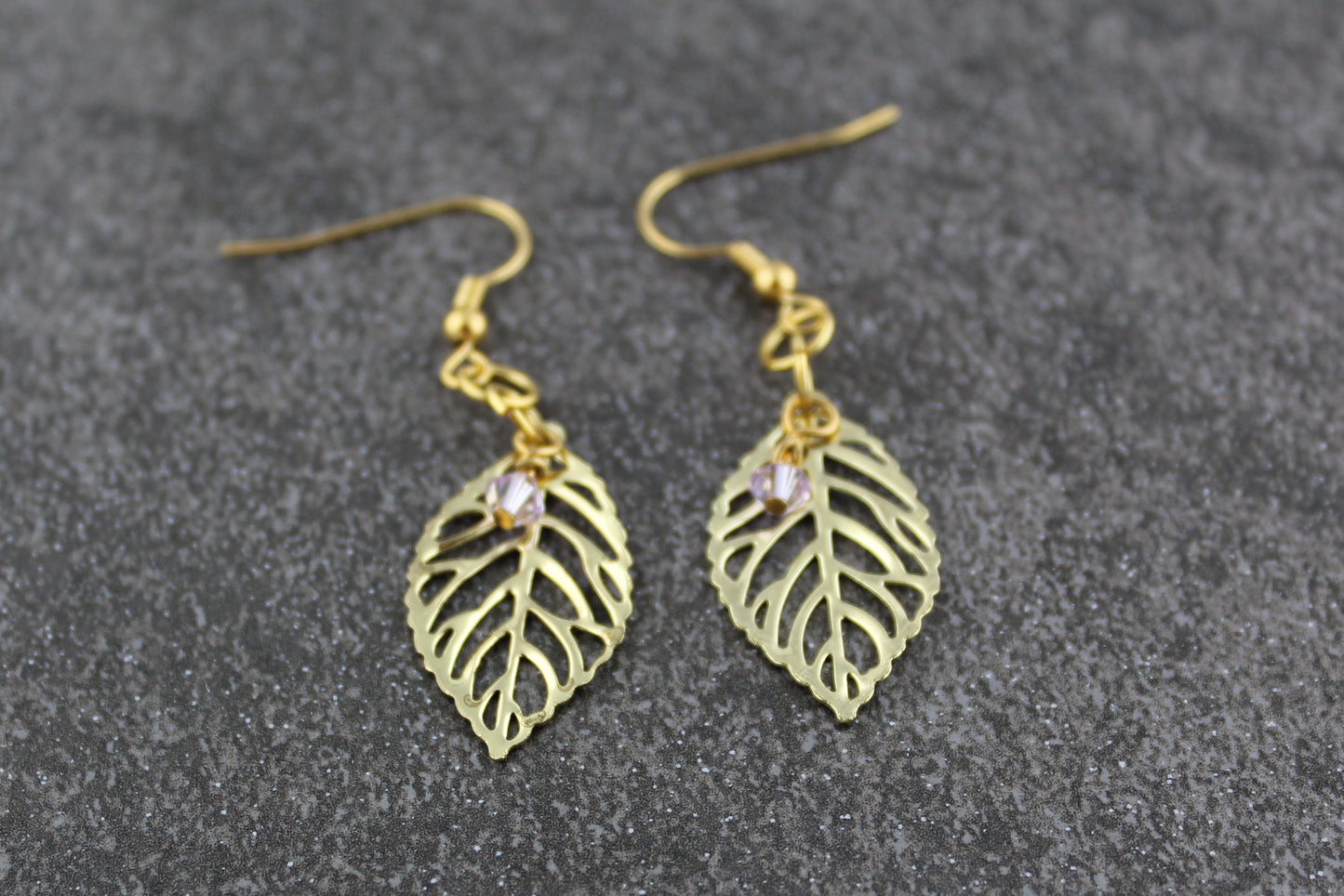 Leaf Charm Earrings