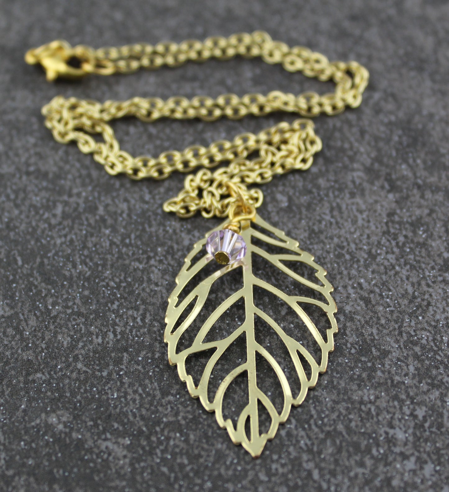 Leaf Charm Necklace