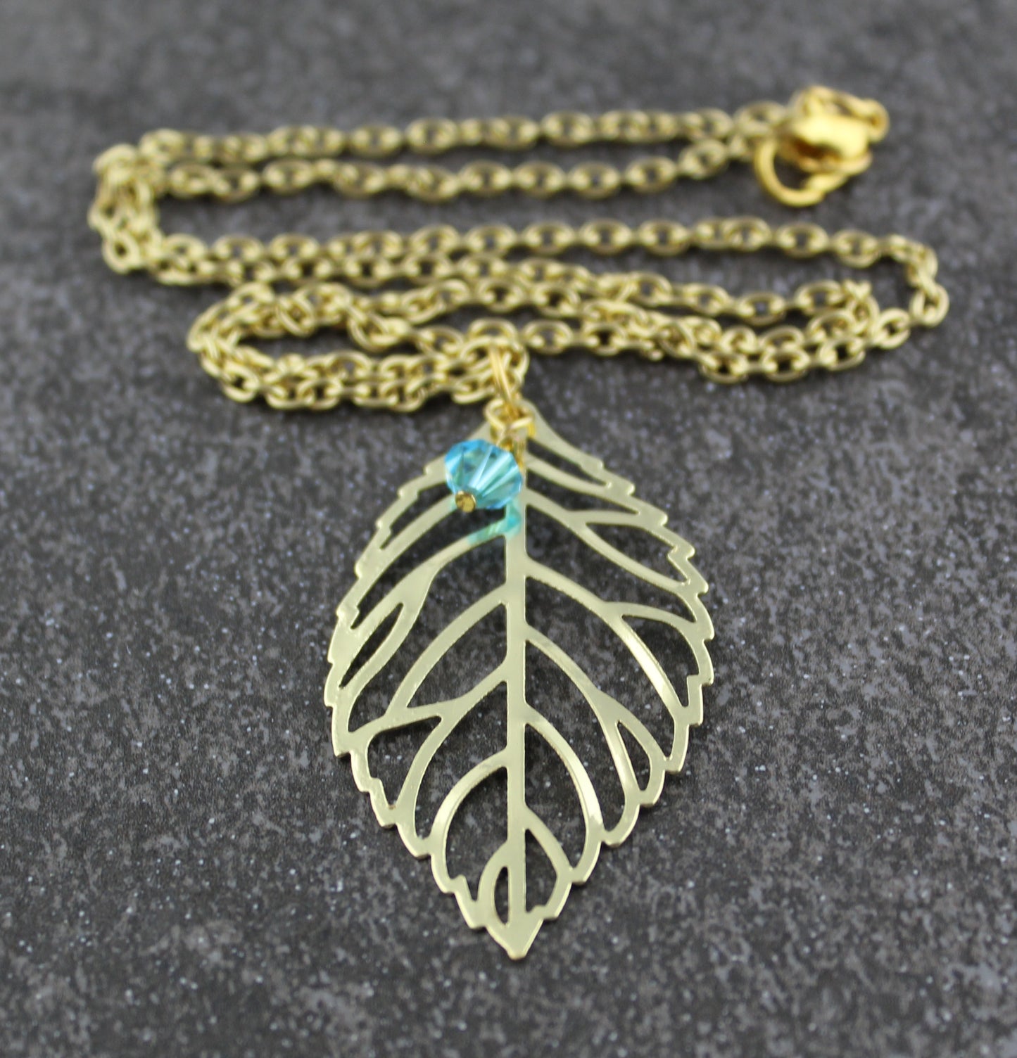 Leaf Charm Necklace